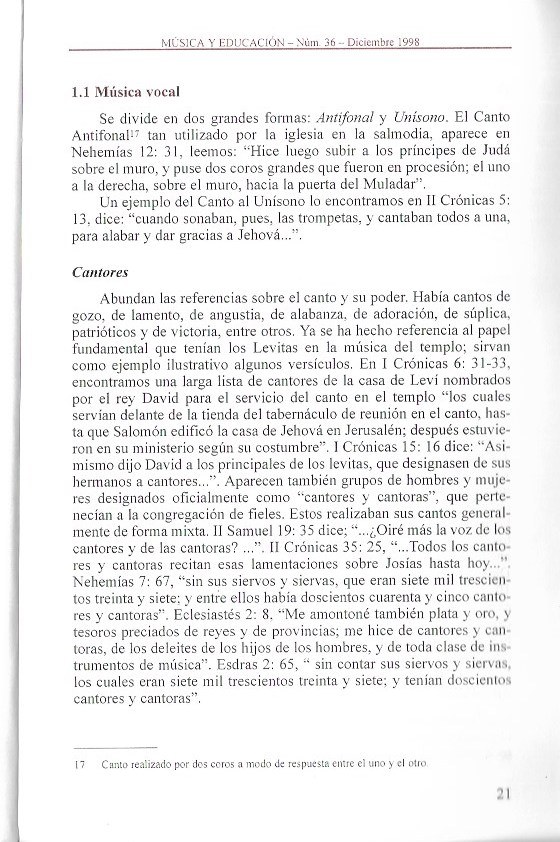 LA MÚSICA EN LOS TEXTOS SAGRADOS MEDITERRÁNEOS, página 5