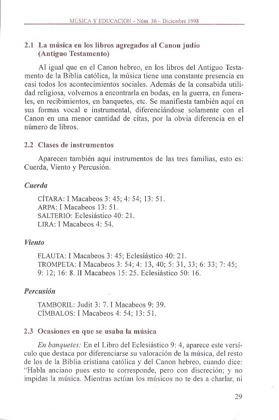 LA MÚSICA EN LOS TEXTOS SAGRADOS MEDITERRÁNEOS, página 13