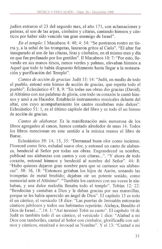 LA MÚSICA EN LOS TEXTOS SAGRADOS MEDITERRÁNEOS, página 15